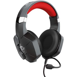 Auscultadores Gaming com Fio TRUST GXT323 Carus (Over Ear – Multiplataforma – Microfone – Preto)