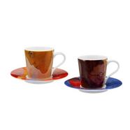 Conjunto 2 Pares Chávena Café Mário Botas Relógio + Projetos