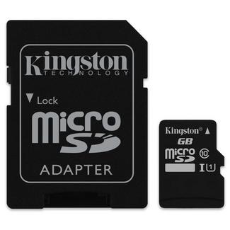 Kingston Canvas Select 80R UHS-I microSDHC 32GB CL10 + Adaptador SD