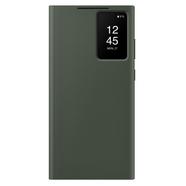 Capa Samsung S23 Ultra Clear View c/ bolso cartões Verde (Ecológica)