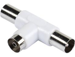 Adaptador VIVANCO 48017 Aerial splitter 01TV Branco