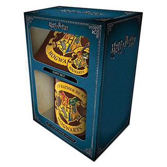 Conjunto Caneca + Base de copo + Porta-chaves Harry Potter – rather be at hog Gift Box