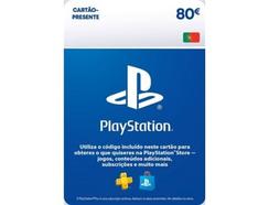 Cartão de Carregamento PLAYSTATION Store 80 Euros (Formato Digital)