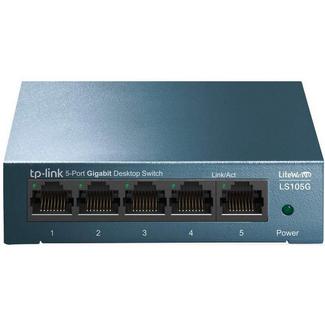 TP-Link LS105G Switch 5 Portas Gigabit Ethernet Não-Administrado Azul