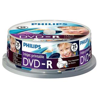 Cake DVD-R 4,7GB 16x (Pack Spindle com 25 unidades)