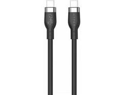 Cabo TARGUS HYPER Silicone USB-C para USB-C 240W 1M Preto
