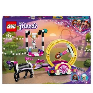 Mundo de Magia: Acrobacia Parque de Diversões de Brinquedos para Meninos e Meninas +6 Anos com Mini Bonecas LEGO Friends