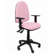 Cadeira de Escritório Operativa PIQUERAS Y CRESPO Tribaldos Rosa (braços reguláveis – Tecido)