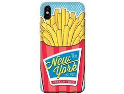 Capa BENJAMINS Pop Art Pop Fries iPhone X, XS Vermelho