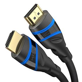 Cabo HDMI 2.1 KabelDirekt 8K – 1,5 metro Azul/Preto