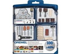 Conjunto de Acessórios Multifunções DREMEL com 100 Peças