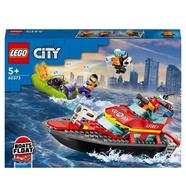 LEGO City Barco de Resgate dos Bombeiros – set de construção para os amantes da brincadeira interativa