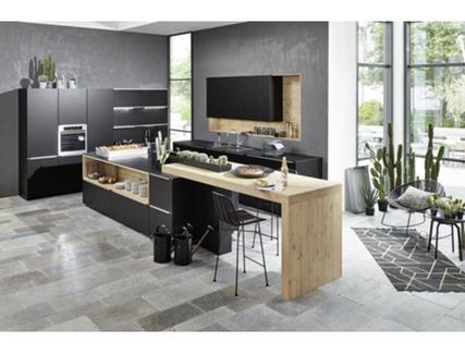 Cozinha Moderna Wood Preta