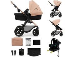 Carrinho de Bebé Multifunções KINDERKRAFT Moov 2 EVA 4 em 1 (Bege)
