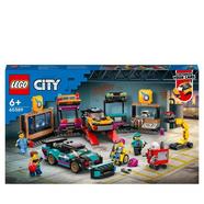 LEGO City Garagem Para Carro Personalizado – brinquedo de construção para crianças 6+ com 2 carros personalizáveis
