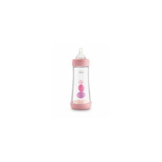 Biberão Anticólicas Tetina Latex Well-Being Fluxo Normal (150 ml) +0M em rosa Rosa-bebé