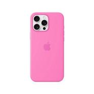 Capa de Silicone Apple com MagSafe para iPhone 16 Pro Max – Rosa Peónia