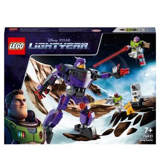 LEGO Disney and Pixar’s Lightyear Batalha Zurg 76831 História da Origem de Buzz Lightyear Kit de Construção Para 7+ anos