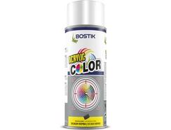 Cor 9010 Branco BOSTIK Acrylic Ral Brilhante 400 ml