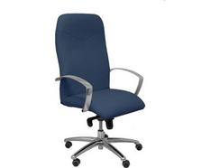 Cadeira Executiva PYC Caudete Azul (Braços Ajustáveis -Couro)