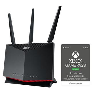 Pack Asus RT-AX86S Router Gaming WiFi 6 AX5700 AiMesh + Xbox Game Pass Ultimate 3 meses Licencia Digital