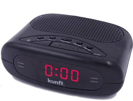 Rádio Despertador KUNFT KTCR3848 Preto
