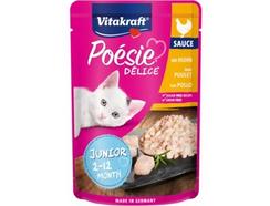 Pack de Comida Húmida para Gato VITAKRAFT Poésie (Molho – Júnior – Frango – 23 Unidades)