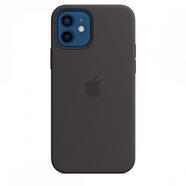 Capa Apple iPhone 12/12 Pro MagSafe Silicone – Preto