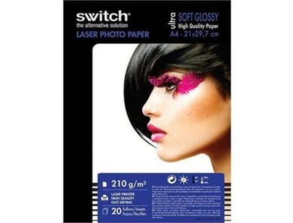 Papel Fotográfico Switch Ultra Soft Glossy A4 – 210g