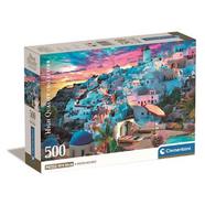 CLEMENTONI – Puzzle High Quality Collection Compact: Greece View – 500 Peças