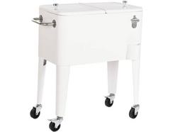Geleira Portátil ITEM DKD Home Decor Aço Polipropileno (74 x 43 x 80 cm – 56 L – Branco)