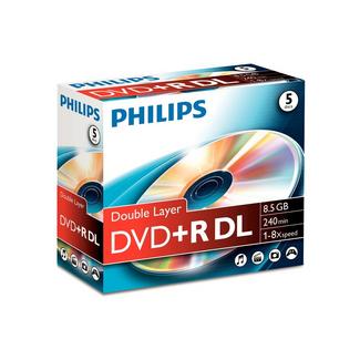 Jewel case DVD+R 4,7GB 16X Philips (1 unidade)