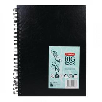 Derwent Big Book A4 Caderno de desenho Preto