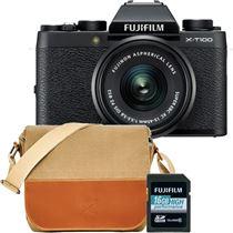 Fujifilm X-T100 + XC 15-45mm f/3.5-5.6 OIS PZ – Preto + Bolsa