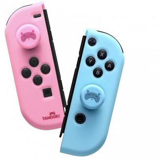 FR-TEC Tanooki Combo Pack Funda Silicona + Grips para Joy-Con de Nintendo Switch