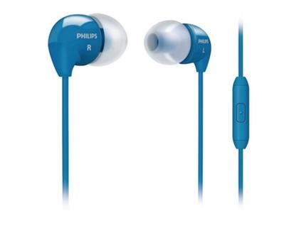 Auriculares com Fio PHILIPS Y20 (In Ear – Microfone – Azul)