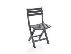 Cadeira Dobrável IPAE-PROGARDEN Birki Antracite (44x41x78cm)