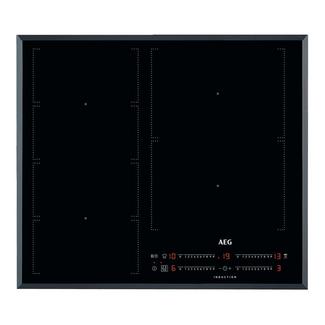 Placa de Indução AEG Série 6000 IKE64476FB FlexiBridge® com 4 Zonas e 60 cm – Preto