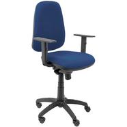 Cadeira de Escritório Operativa PIQUERAS Y CRESPO Tarancón Azul Marinho (Braços fixos – Tecido)