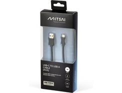 Cabo MITSAI (USB – USB-C – 1m – Preto)