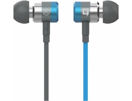 Auriculares Bluetooth SHARP BASS ( In Ear – Microfone – Atende Chamadas – Azul)