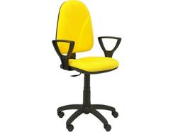 Cadeira de Escritório Operativa PIQUERAS Y CRESPO Algarra Amarelo (braços fixos – Tecido)