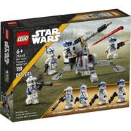 Kit de Construção Pack de Combate: 501st Clone Troopers com Veículo LEGO Star Wars