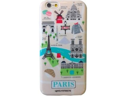 Capa LOVELY STREETS Viagem Paris iPhone 6, 6s