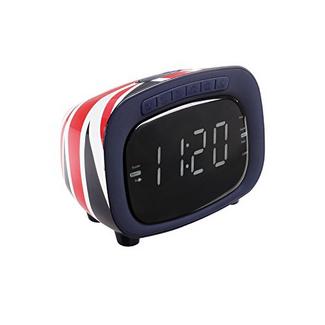Rádio Despertador CLIPSONIC AR313 (Padrão UK- Digital – Alarme Duplo – Função Snooze – Corrente)