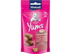 Pack Snack para  Gato VITAKRAFT Cat Yums (Salsicha e Fígado – 9 Unidades)