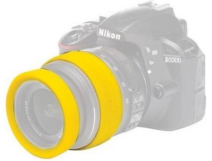 Aros protetores para lente EASYCOVER 77 mm Amarelo