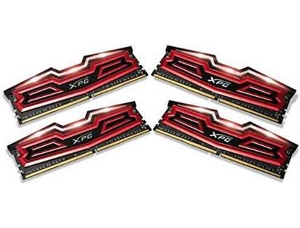 Memória RAM DDR4 ADATA 4×16 GB (3000 MHz – CL 18 – Vermelho)