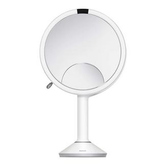 Espelho trio com sensor recarregável e controlo táctil Beauty Simplehuman Branco