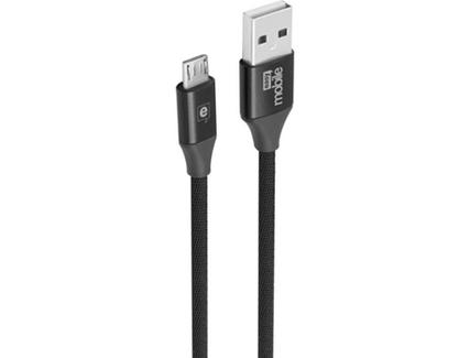 Cabo EASY MOBILE New Fashion (USB – USB-C – 1.5 m – Preto)